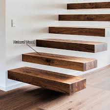 Farmhouse Solid Wood Stair Rustic Home Feature SILDTFLS010