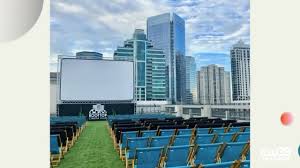 Gary fountain it's a place, in the case of the houston location, where you can savor the sparkling lights of the post oak boulevard corridor while enjoying the film. What To Know Before You Go To Houston S Rooftop Cinema Club Cw39 Houston