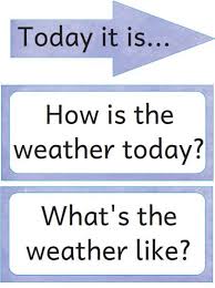 Give each student a copy of the first worksheet. How Is The Weather Today Zaubereinmaleins Designblog