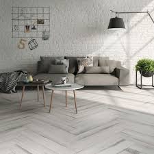 Lexington White Wood Plank Porcelain Tile Floor Decor Living Room Tiles Tile Floor Living Room Grey Tiles Living Room