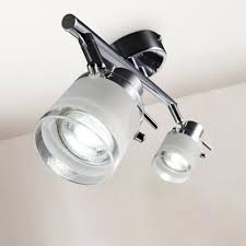 Schnelle lieferung große auswahl garantierte sicherheit. B K Licht Led Deckenleuchte Led Bad Deckenlampe Badezimmer Metall Glas Schwenkbar Ip44 Inkl Gu10 5w 400lm Online Kaufen Otto