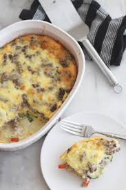Ground Beef and Veggie Egg Bake