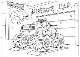 Show an episode of the blaze and the monster machines. The Monster Machines Coloring Page For Boy Kids Pages Info