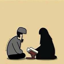 How Beautiful Is To Find A Soulmate Who Is Concerned About Your Life In This Dunya About Your Life In The Aa Cute Muslim Couples Anime Muslim Islamic Cartoon