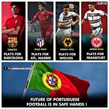 Troll Football Trincao 20 Years Old Felix 20 Years Old Jota 23 Years Old Andre Silva 24 Years Future Of Portuguese Football Is Sjr10 Facebook