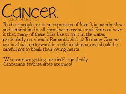 This guy actually loves to get a bit kinky. Pin On My Zodiac Sign Cancer Infj