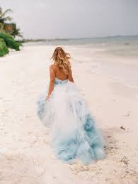 Whether it's a beach side wedding, a romantic trip away, or a girl's weekend in paradise, we have all the cutest styles to choose from. 8 Something Blue Wedding Dresses That Wow Ombre Wedding Dress Blue Wedding Dresses Blue Beach Wedding