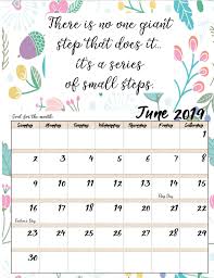 Free Printable 2019 Monthly Motivational Calendars Calendar Quotes Calendar Printables Free Printable Calendar
