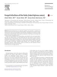 It was a bit of shame for me to hang out with friends, as. Pdf Fungal Infections Of The Folds Intertriginous Areas
