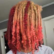 Love Locs With Curly Ends Locs Hairstyles Short Locs Hairstyles Colored Dreads