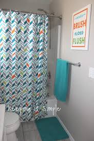 Just let him identify the fishes and make him look for nemo even if he's not really there. Kids Gray And White Bathroom Makeover Keeping It Simple