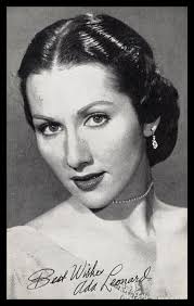 Exhibit Card Best Wishes Ada Leonard