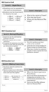 Maybe you would like to learn more about one of these? Student Cue Cards Aid In Writing Questions Adapted From Second Grade Download Scientific Diagram