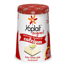 Step 1 in a medium bowl, mix together 1 cup ground pecans, butter, 2 packets sweetener, and 1/2 teaspoon coconut extract. Original Single Serve Key Lime Pie Yoplait