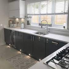 Although dark color tends to make dust stand out visually, dark kitchen cabinets can still be a good choice for entire kitchen cabinet layout. Wooden Blinds Made To Measure Wood Venetian Blinds Hillarys