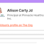 Profile Picture of Allison Carty Jd - Principal at Pinnacle Healthcare, Inc. | The Org (@theorg.com) on Google