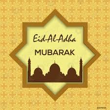 Dieses set illustriert islamische bilder wie muslimische gebäude, moschee, islamische laternen, stars and crescents, exotische islamische sichtungen und mehr. Islamisches Opferfest Eid Al Adha Mubarak Grusskarte Vektor Hintergrund Stock Vektorgrafi Crushpixel