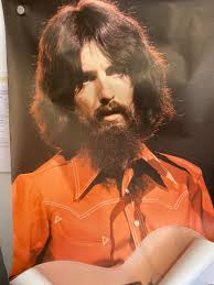 Scarce Large Original 1971 George Harrison Poster- Ken Regan
