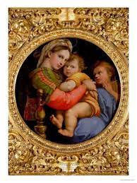 the madonna of the chair giclee print raphael allposters com art madonna art quiz