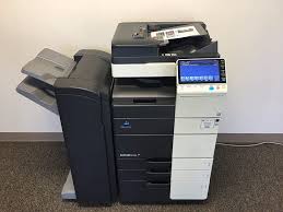 As of september 30, 2017, we discontinued dealing with copy protection utility on our new products. Amazon Com Konica Minolta Bizhub C454 Color Copier Printer Scanner Network With Staple Finisher Electronics