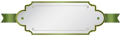 White Green Label Png Clip Art Image Faixa Banner Molduras