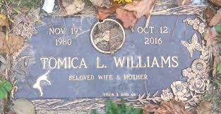 Tomica L Williams (1989-2016): homenaje de Find a Grave
