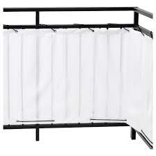 Eine alternative zum seitenrollo bietet dieser balkonfächer. Dyning Sichtschutz Balkon Weiss 250x80 Cm Ikea Deutschland