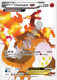 Charizard Gx Gmax Vmax Gigantamax Ex Pokemon Card - Etsy