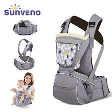 Sunveno Baby Hipseat Carrier 2in1 Comfort Ergonomic Waist Stool Baby Carrier Hip Seat Gray Review Bolsa De Bebe Enxoval De Bebe Quartos De Bebes Decorados
