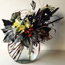 Dark Begonia Arrangement Corporate Flowers Modern Flower Floral Display