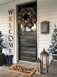27 Stunning Exterior Door Design Ideas Exterior Door Designs Front Porch Decorating Rustic Porch