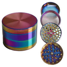 4PC RAINBOW GRINDER W SPINNER F6