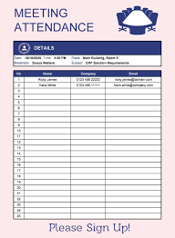 Excel 38 free printable attendance sheet templates from printable attendance sheet , source:templatelab.com. 30 Printable Attendance Sheet Templates Free Templatearchive
