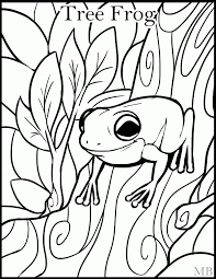 Zen meditation doodle doodling to have satisfaction to realize a colorful painting made with your own hands. Tree Frog Coloring Page Coloring Home