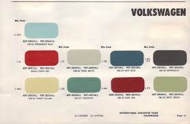 Paint Chips 1962 Volkswagen Beetle