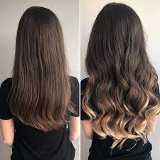 You can add intricate details to your chignons like a crown braid or twisted tongs. Classic Dark Brown Balayage 20 Inches 160 Grams Blonde Hair Tips Ombre Hair Blonde Blonde Ombre