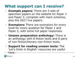 A bank of exemplar student responses for different question types, with examiner commentaries.; Edexcel Paper Two Exemplars Edexcel Paper Two Exemplars Paper 2 9 1 Edexcel Also For Upper Secondary Education