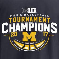 Michigan Wolverines Fanatics Branded 2017 Big Ten Men S Basketball Tournament Champions Long Slee Basketball T Shirt Designs Logo Basketball Sports Logo Design