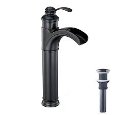 Во саду ли, в огороде. Ggstudy Waterfall Bathroom Sink Vessel Faucet Oil Rubbed Bronze Single Handle Lever Hole