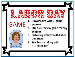Father's day is always celebrated on the third sunday in june in the united states. Labor Day Game By Robin Gottlieb Teachers Pay Teachers