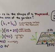 6th Grade Math 13.1b, Finding the Area of a Trapezoid