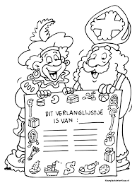 Verlanglijst Sinterklaas Kleurplaatsinterklaas Nl Sinterklaas Knutselen Sinterklaas Sinterklaas Kado Maken