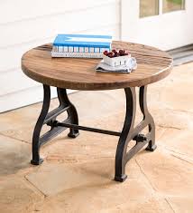 1,560 rustic round table products are offered for sale by suppliers on alibaba.com, of which coffee tables accounts for 12%, wood tables accounts for 12%, and dining tables accounts for 8%. Birmingham Round End Table In Reclaimed Wood And Metal Plowhearth