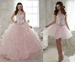 Short Long Pink Ball Gown Cocktail Prom Party Wedding Quinceanera Dresses Custom Quinceanera Dresses Pink Light Pink Quinceanera Dresses Quinceanera Dresses