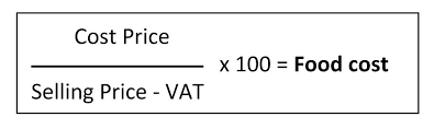 Price x 30% = cost of food or inversely, price = cost of food/30%. How To Calculate Food Cost For A Recipe Kitchencut Com