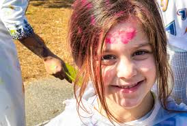 Celebrating Holi at WSGC! Our students celebrated Holi, the joyous Festival  of Colors,