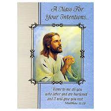 Memorial cards are small, sturdy, laminated cards (about the size of a playing card) that offer a tribute to the deceased. Order Mass Cards Catholic Mass Cards Spiritual Enrollments