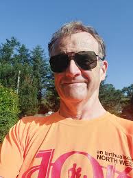 Walking and then some more in the cool evening.