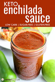 Best Easy Keto Enchilada Sauce Recipe In 2020 Low Carb Enchiladas Enchilada Sauce Low Carb Sauces
