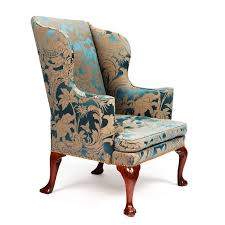 George I Upholstered Wingback Armchair Wingback Armchair Modern Wingback Chairs Upholstered Chairs